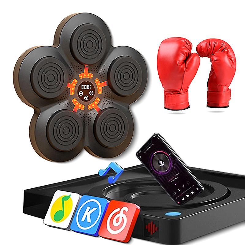 Unbrand Smart Music Boxing Machine Wall Target Sandbag Relaxing Reaction Training Target Black 1