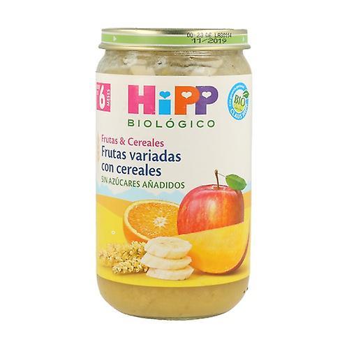 Hipp Organic Jar of Assorted Fruits with Cereals 6m+ 250 g