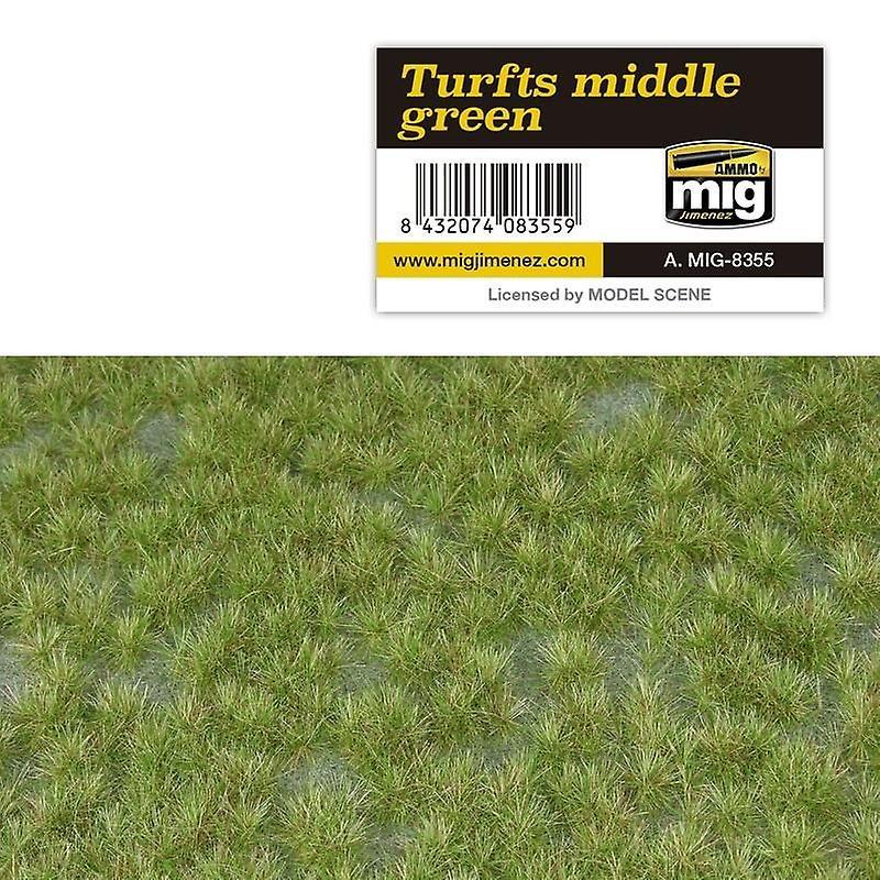 Mig Ammo Ammo by Mig Grass Mat - Middle Green Turf