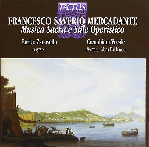 Tactus Records Enrico Zanovello - Sacred Music & Operatic Style  [COMPACT DISCS] USA import