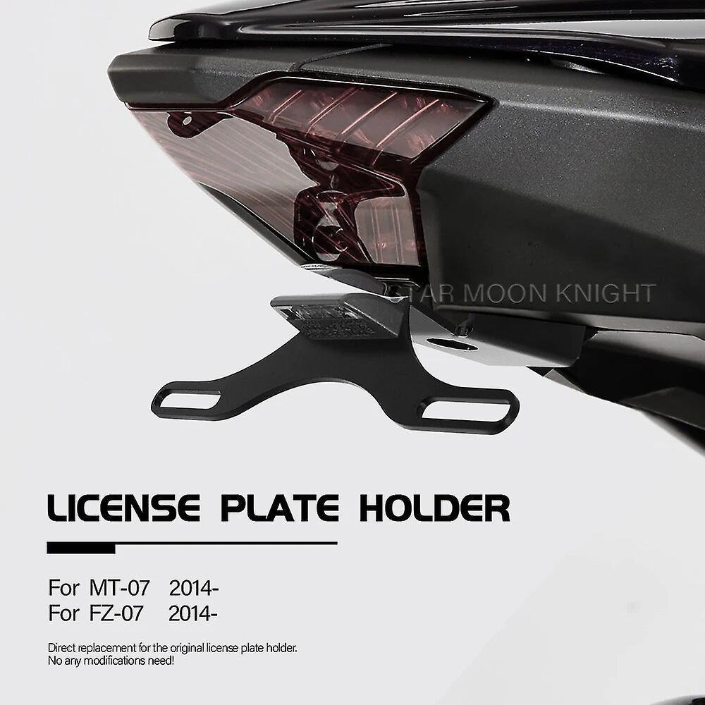 Scitoo Motorcycle License Plate Holder Fender Eliminator Registration Bracket For Yamaha MT-07 FZ-07 MT07 FZ07 MT FZ 07 2014 - 2022