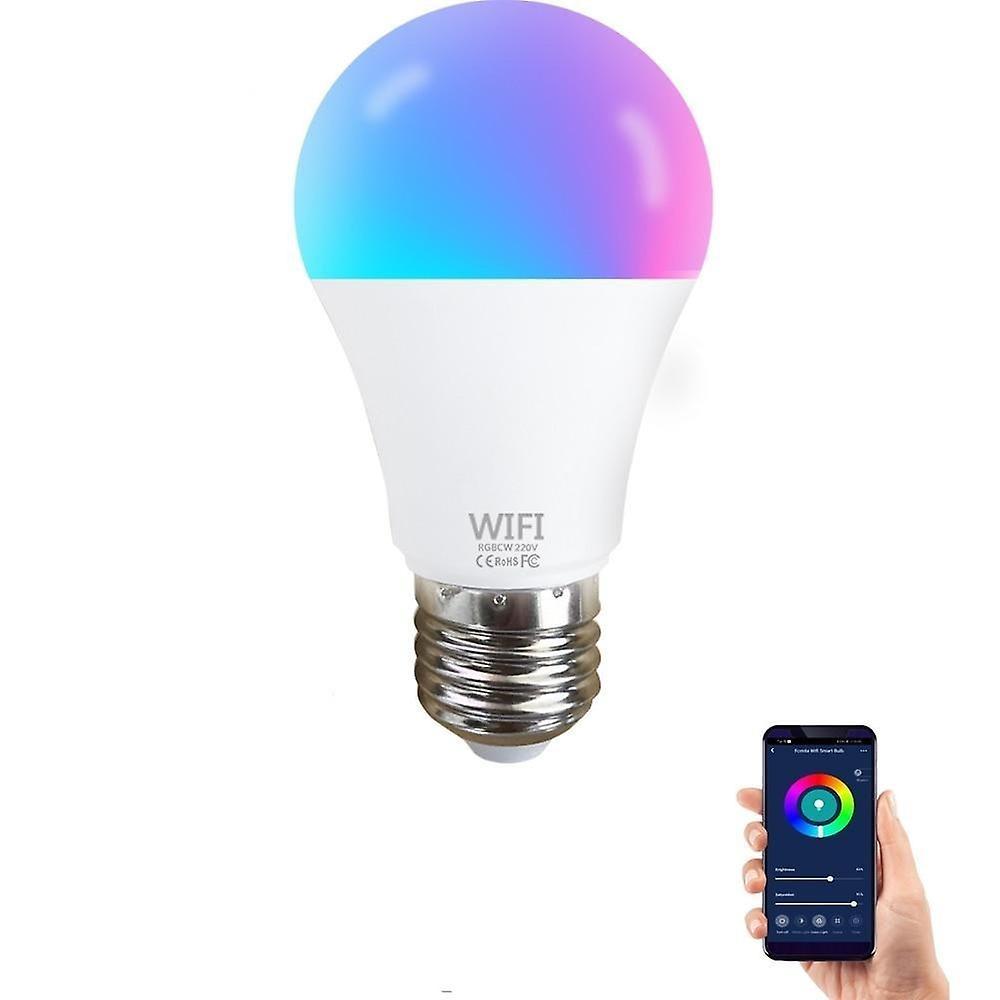 Slowmoose Wifi Smart Dimmable Rgb  Light Bulb E27 / Light Bulb X 4