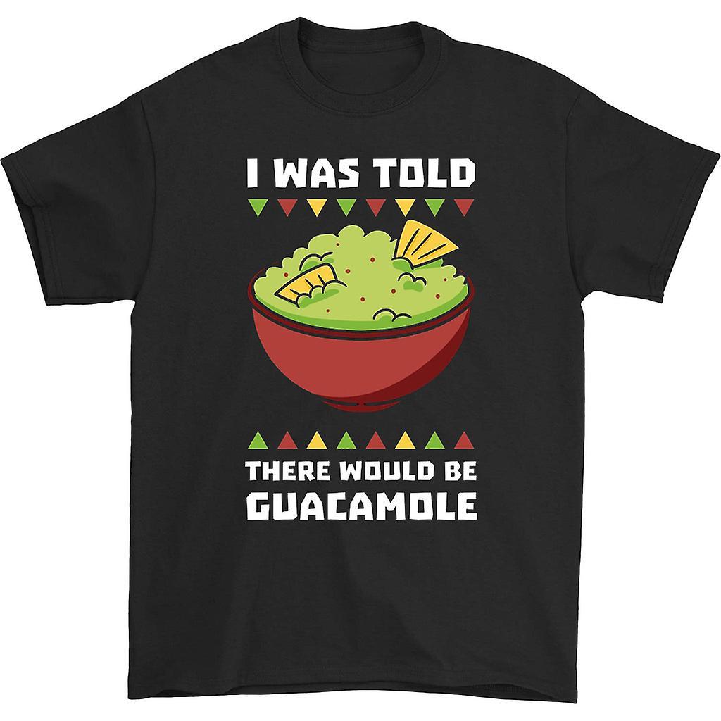 HISHARK I was told there would be guacamole t-shirt Black M