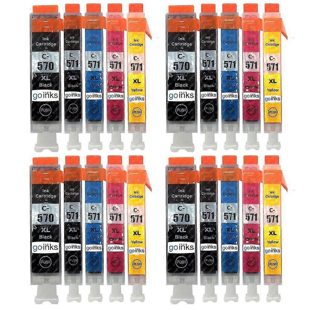 Viewleaf 4 Set Of 5 Ink Cartridges To Replace Canon Pgi-570 Cli-571 Compatible/non-oem From (20 Inks)