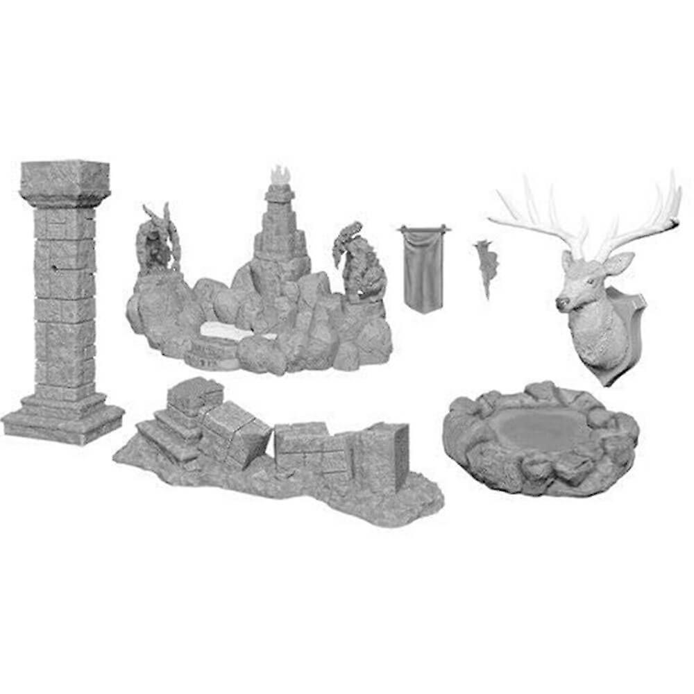 WizKids Games WizKids Deep Cuts Unpainted Miniatures Pools & Pillars