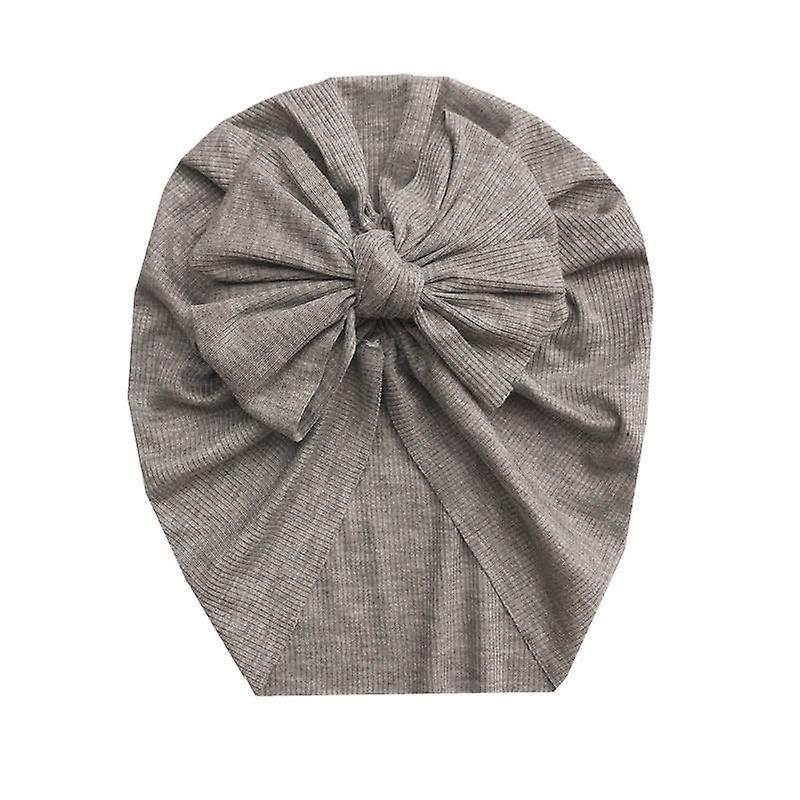 Slowmoose Lovely Flower Baby Hat - Bonnet Headwraps Kids Hat Beanie style 6 gray