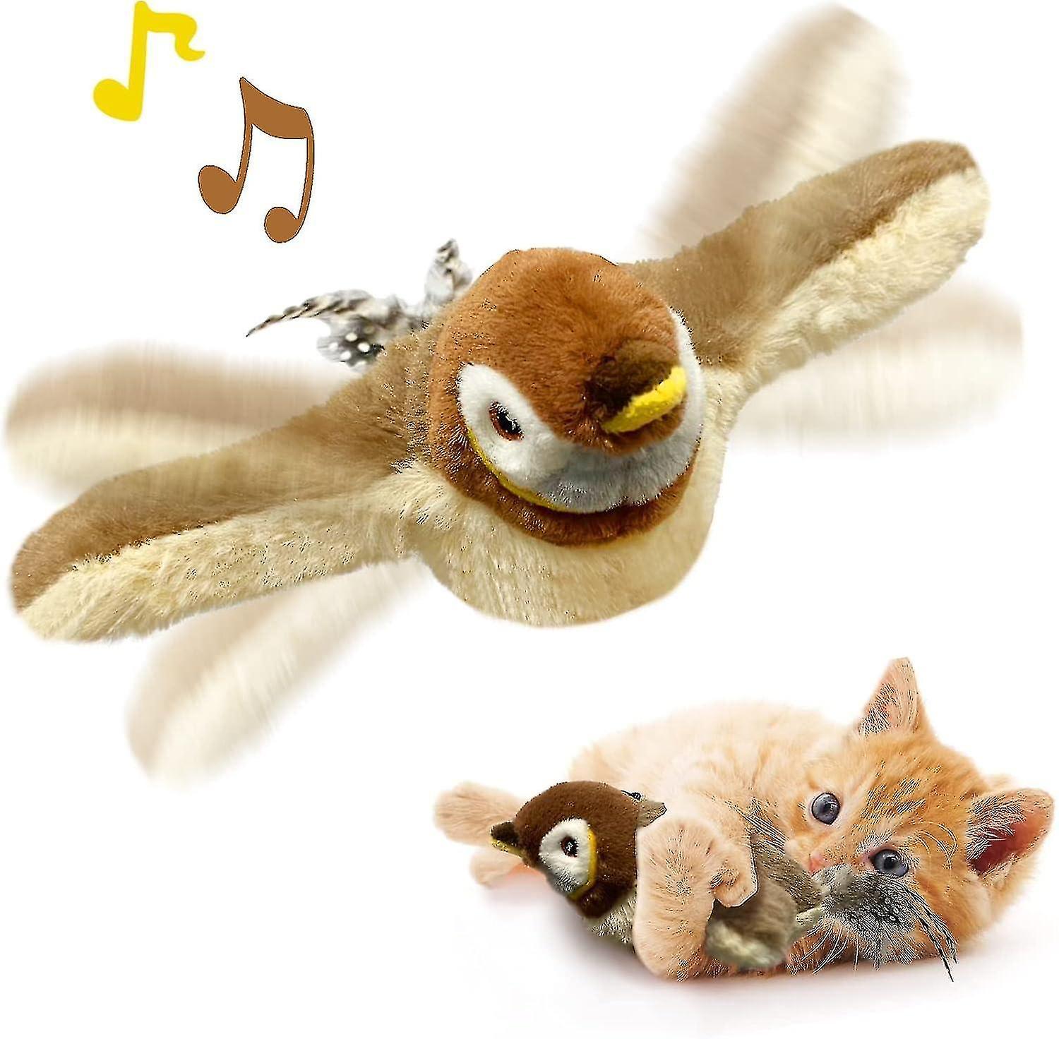 Zhuopai Cat Toys, Flapping Wings Sparrow Catnip Toys sparrows