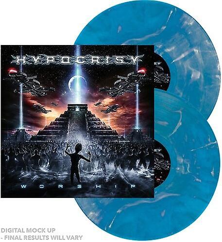 Nuclear Blast Hypocrisy - Worship (IEX) (Blue & White Marble)  [VINYL LP] Blue, Colored Vinyl, Gatefold LP Jacket, White USA import