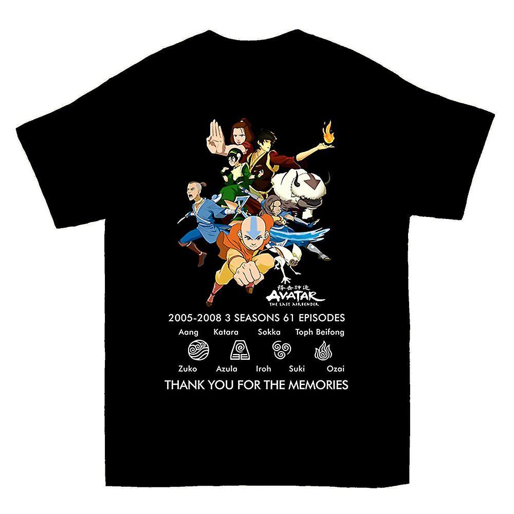 RockShark Avatar The Last Airbender T-shirt Black XXXL