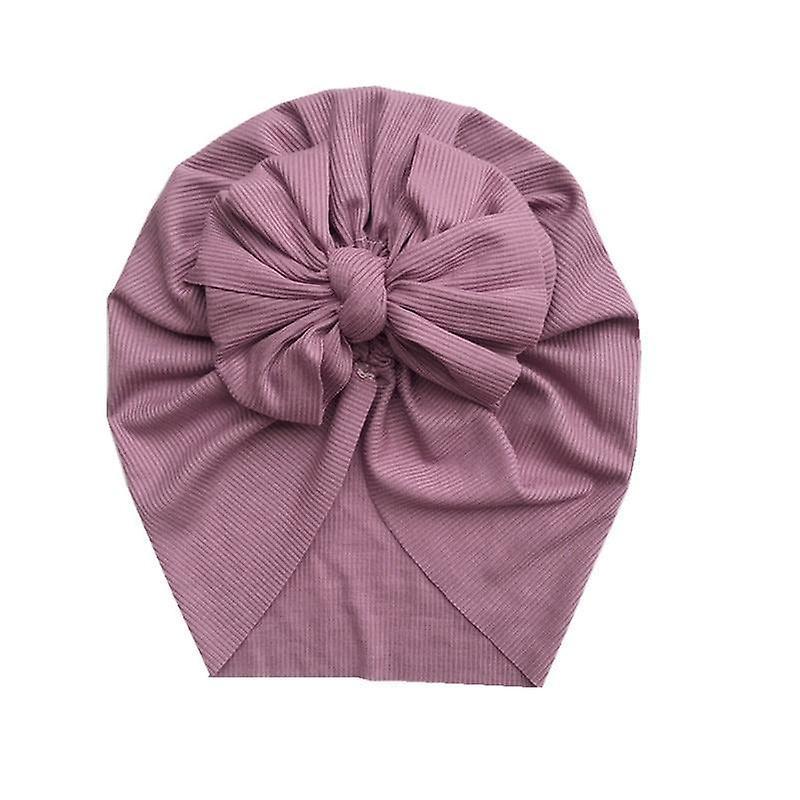 Slowmoose Lovely Flower Baby Hat - Bonnet Headwraps Kids Hat Beanie style 6 purple