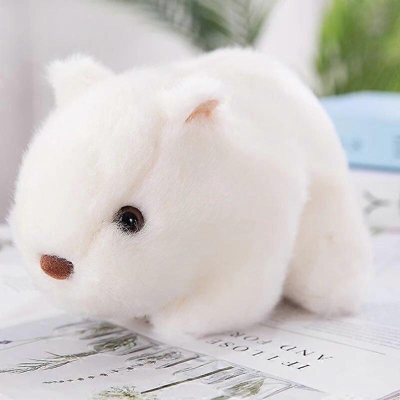 Redkid 25cm Simulation Guinea Pig Doll Small Plush Toy Cute Little Guinea Children Gift Guinea Anime Plush Stuffed Animal white 22cm