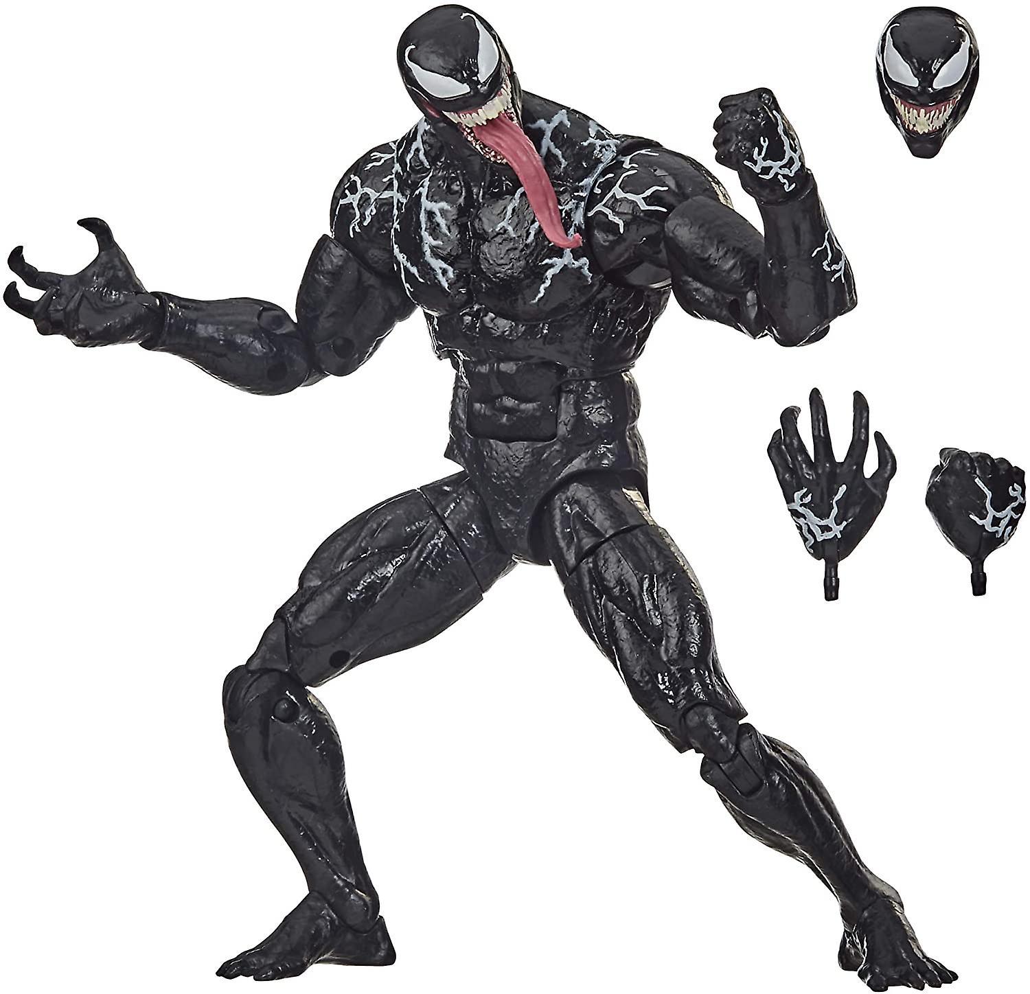 Sunrain Dhrs Marvel Legends Series Venom 6-inch Collectible Action Figure Venom Toy, Premium Design And 3 Accessories