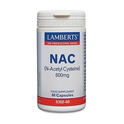 Lamberts NAC (N-Acetyl Cysteine) 600mg 60 capsules