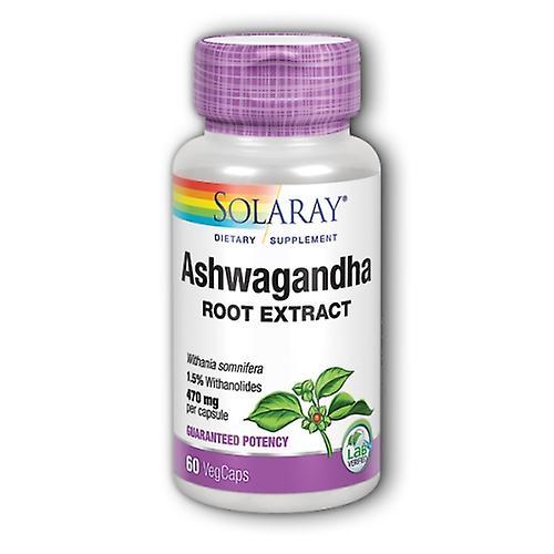 Solaray Ashwagandha, 60 Caps (Pack of 1)