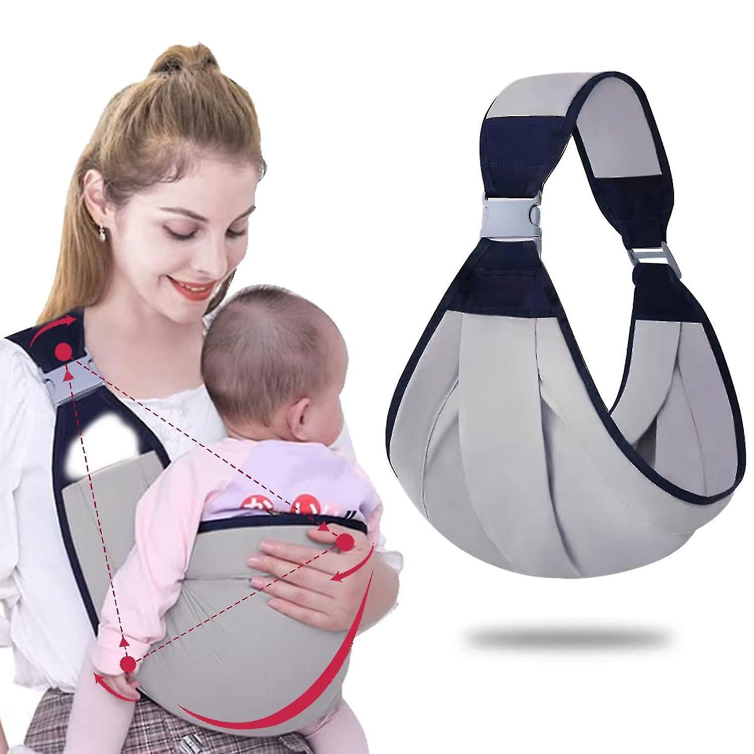 Bean Black Friday Baby Sling Carrier Newborn To Toddler Up To 20kg, Lightweight Baby Carrier Sling, Adjustable Baby Wrap Hip Seat Carrier compatibl...