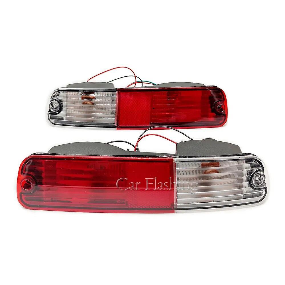 Scitoo Rear Bumper Reflector Light For Mitsubishi PAJERO V73 V75 V77 2003-2007 For MONTERO 2003-2006 Signal Brake Fog Lamp Accessories Left and Rig...