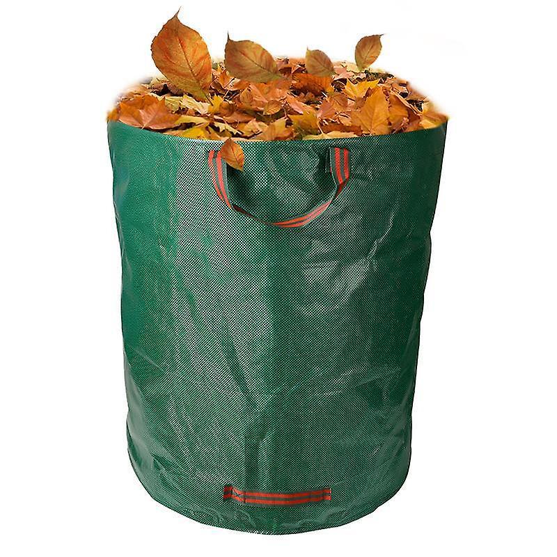 Aespa Heavy Duty Garden Waste Bag - 260 Litre - 2 Bags - Industrial Fabric & Handles - Green/Garden Waste Bag, Reusable