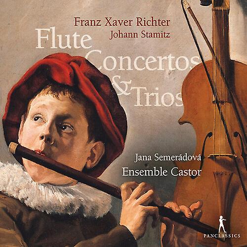 Pan Classics Richter / Semeradova / Ensemble Castor - Flute Concertos & Trios  [COMPACT DISCS] USA import