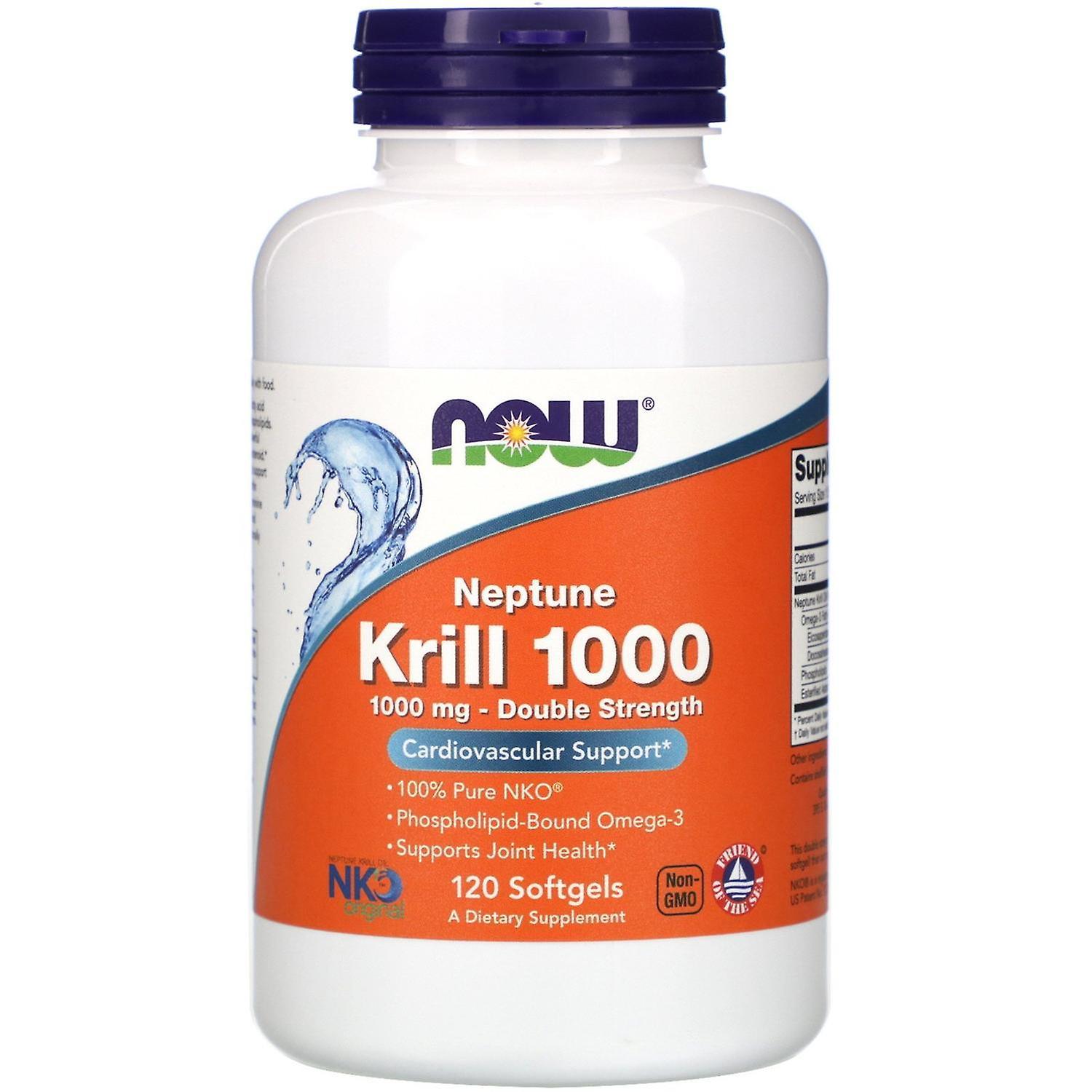 Now Foods, Neptune Krill 1000, 1,000 mg, 120 Softgels