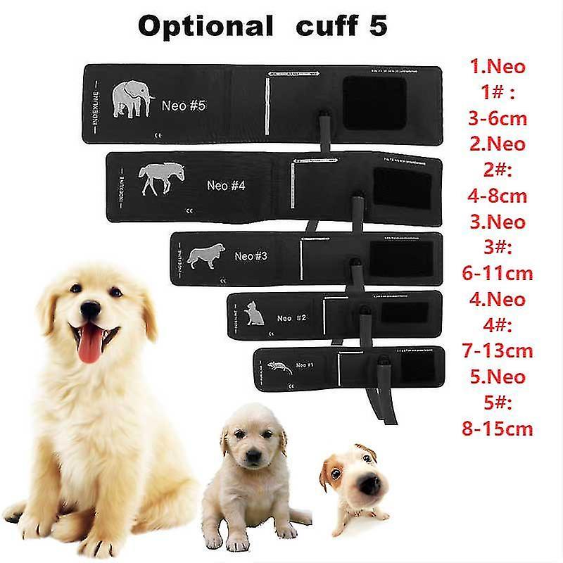 Vet Use Cuff Animals Cuff 08a Veterinary Blood Pressure Monitor Cuff 5 Types Mouse/cat/dog/horse/elephant With Connector Chumian