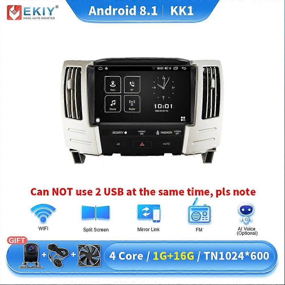 Redkid Android Car Radio For Lexus RX300 RX330 RX400 2004 - 2007 Multimedia Video Player Autoradio Navigation Carplay GPS KK1 1G 16G