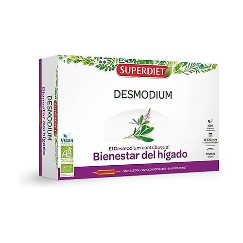 Super Diet Desmodium Liver Wellness 20 ampoules of 15ml