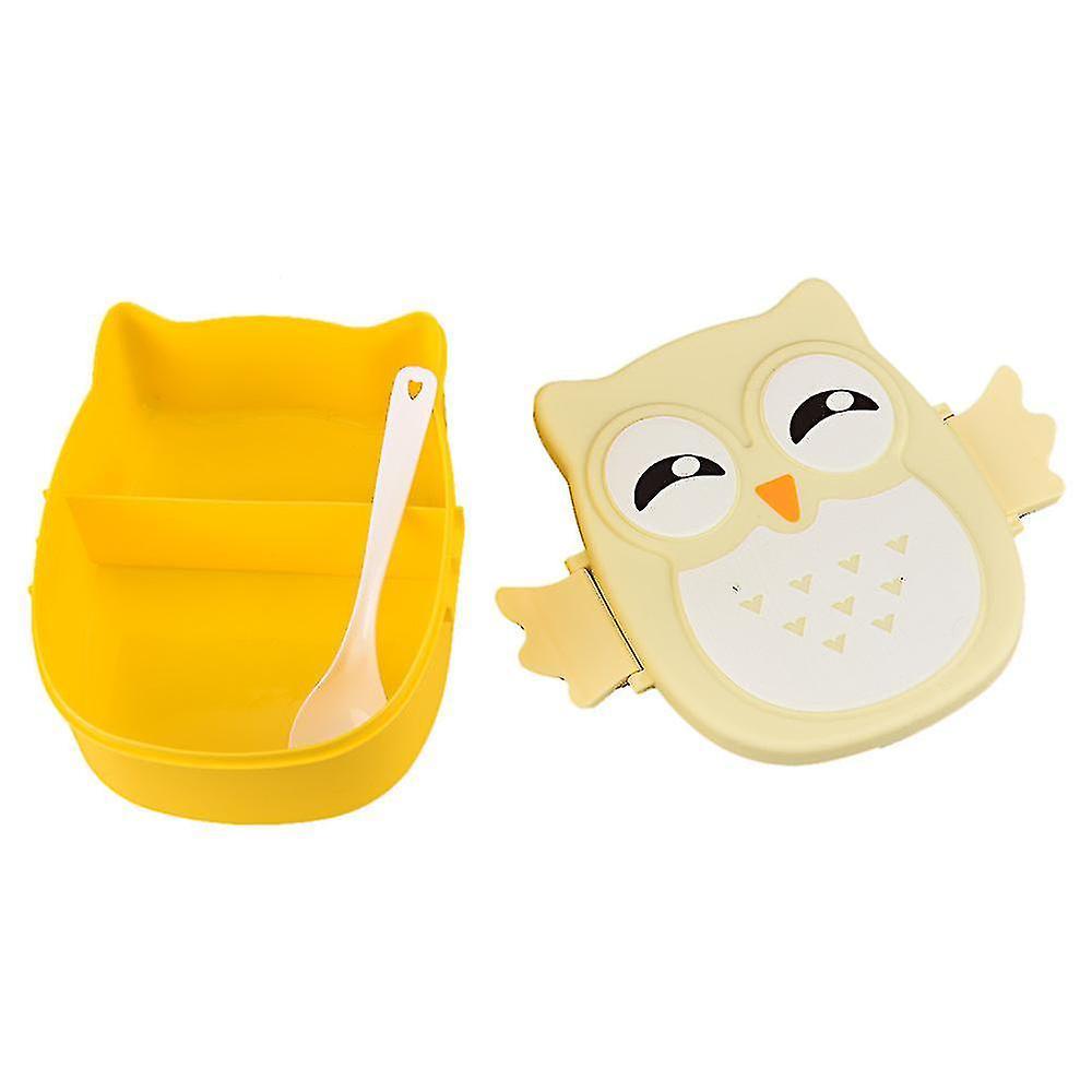 Gaoguang Owl Lunch Box Food Container Storage Box Portable Bento Box Yellow