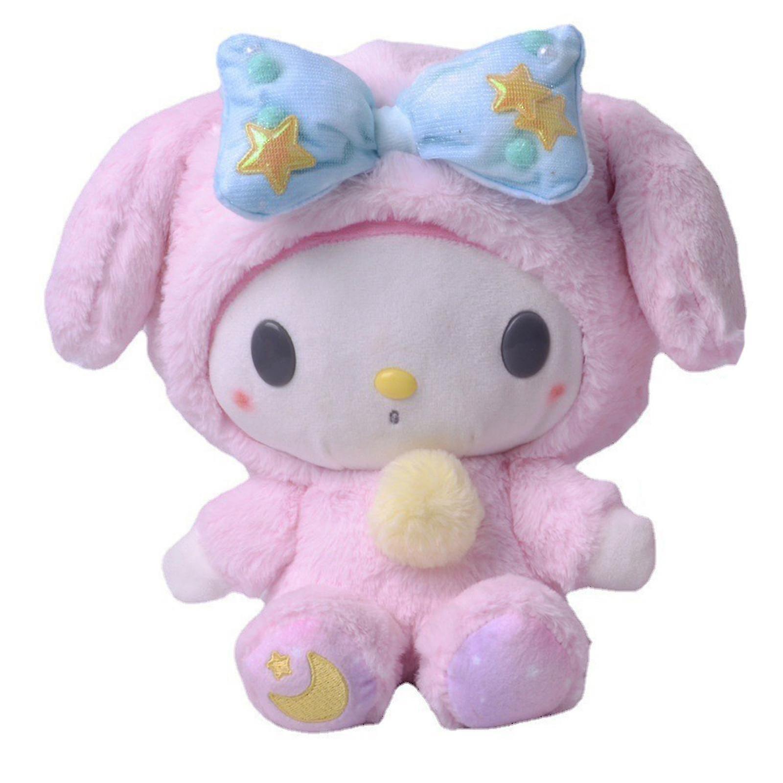 Mlsilm My Melody Kuromi Cinnamoroll Hello Kitty Doll Toy Figure Pendant Plush Toy Gift 23CM