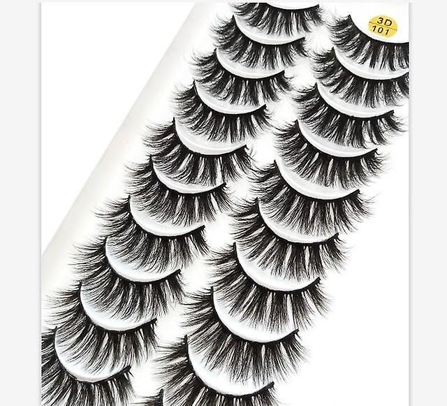 Slowmoose 3d Faux Mink, Natural Thick Long False Eyelashes 101