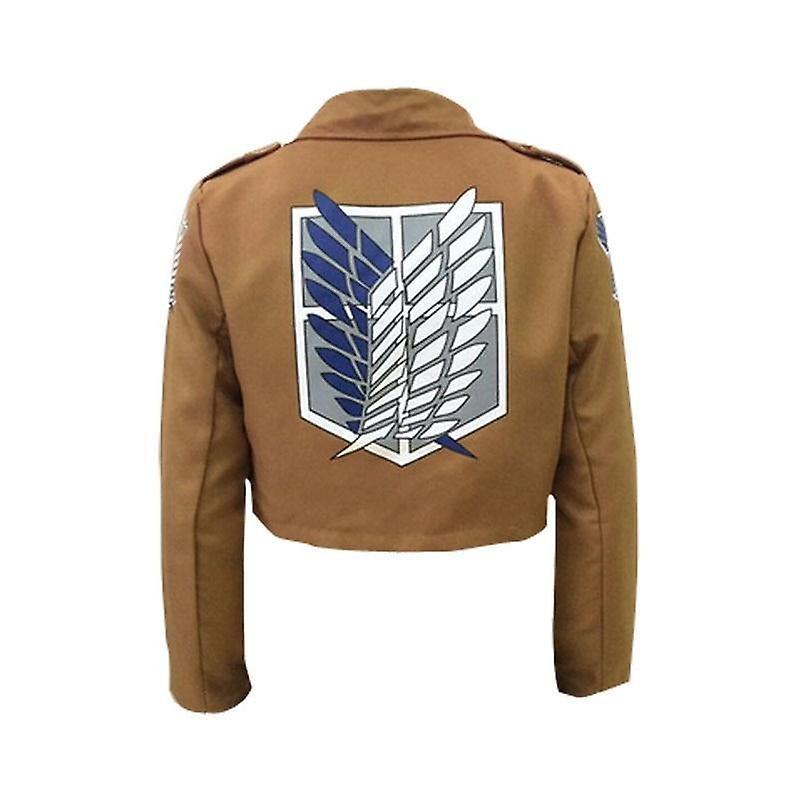 Nordic Attack On Titan Cosplay Shingeki No Kyojin Cosplay Jacket / Coat For Adults - Brown Medium / Attack On Titan