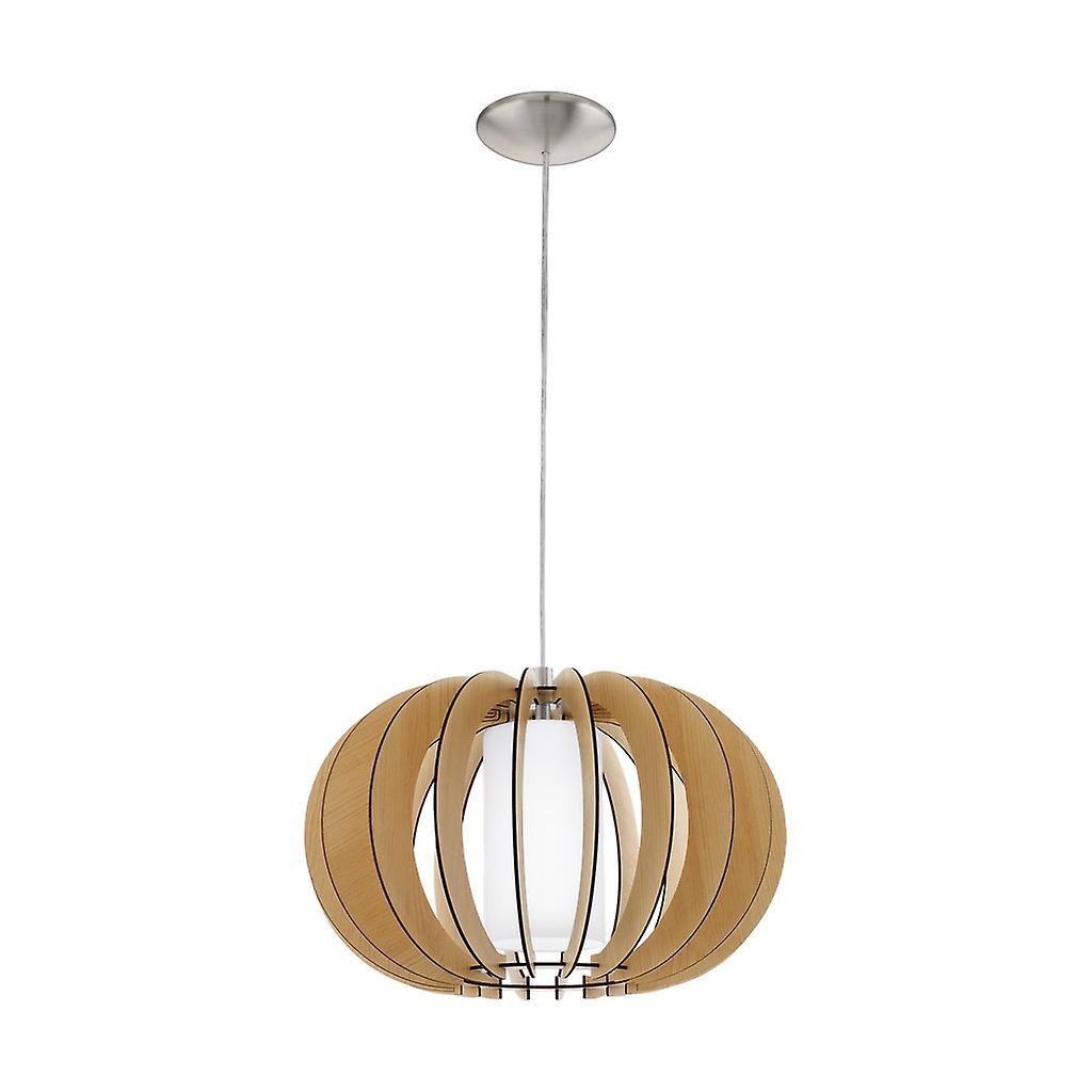 Eglo Lighting Stellato 1 Light Spherical Ceiling Pendant Satin Nickel, E27