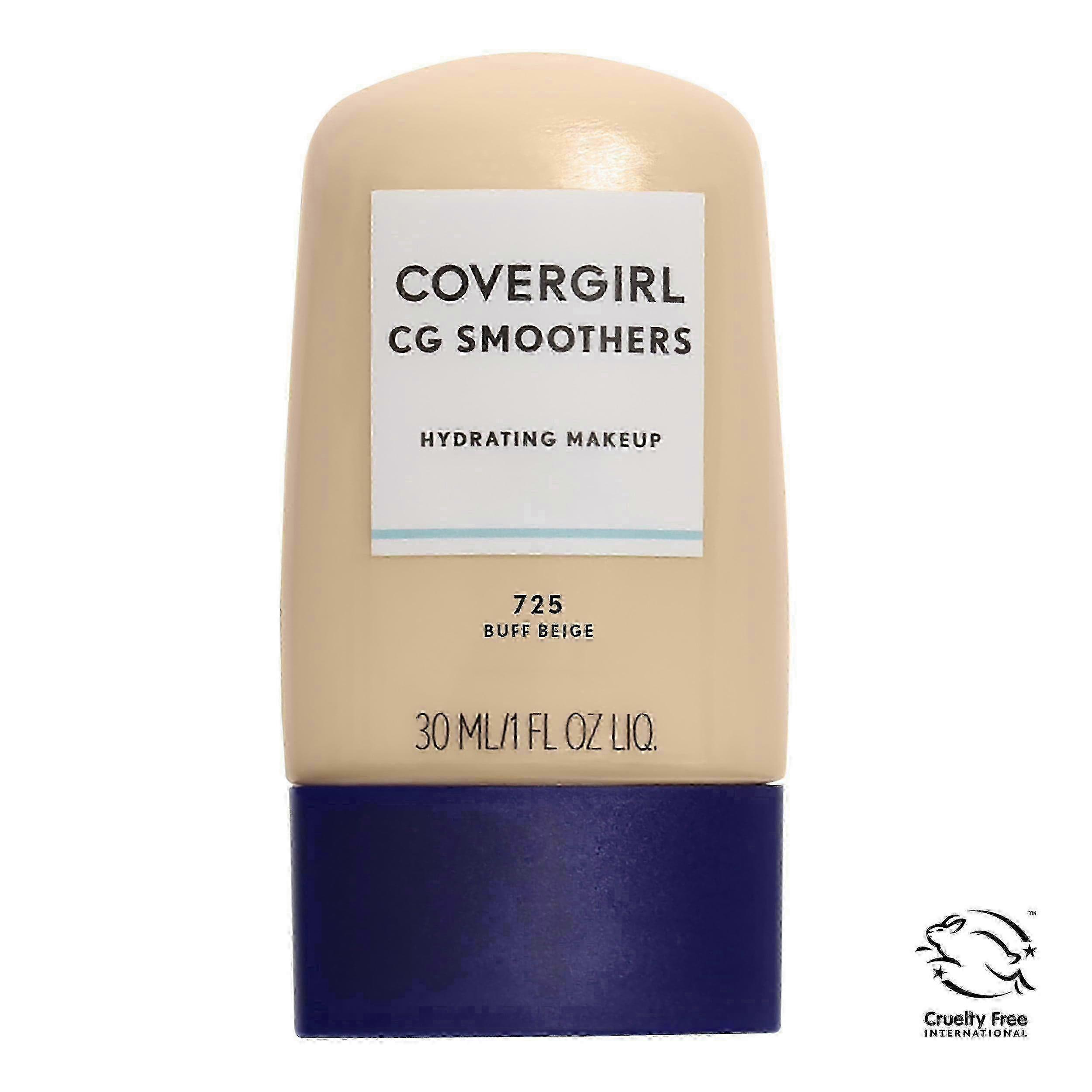 Covergirl smoothers hydrating foundation, 725 buff beige, 1 oz