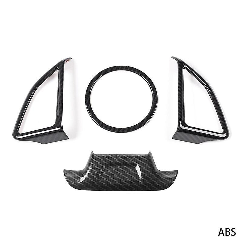 Vehicle Interior Mouldings For Chevrolet Camaro 2017 Up Car Steering Wheel Decoration Cover Trim Sticker Accessories Car Styling Carbon Fiber G