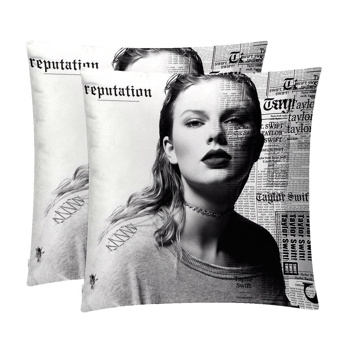 Gamurry Taylor Swift's Reputation Tour (1)11 Printed Square 2pcs Cushion Pillow Size 16x16in Throw Cover Sofa Home Car Decoration Pillow Case Gifts...