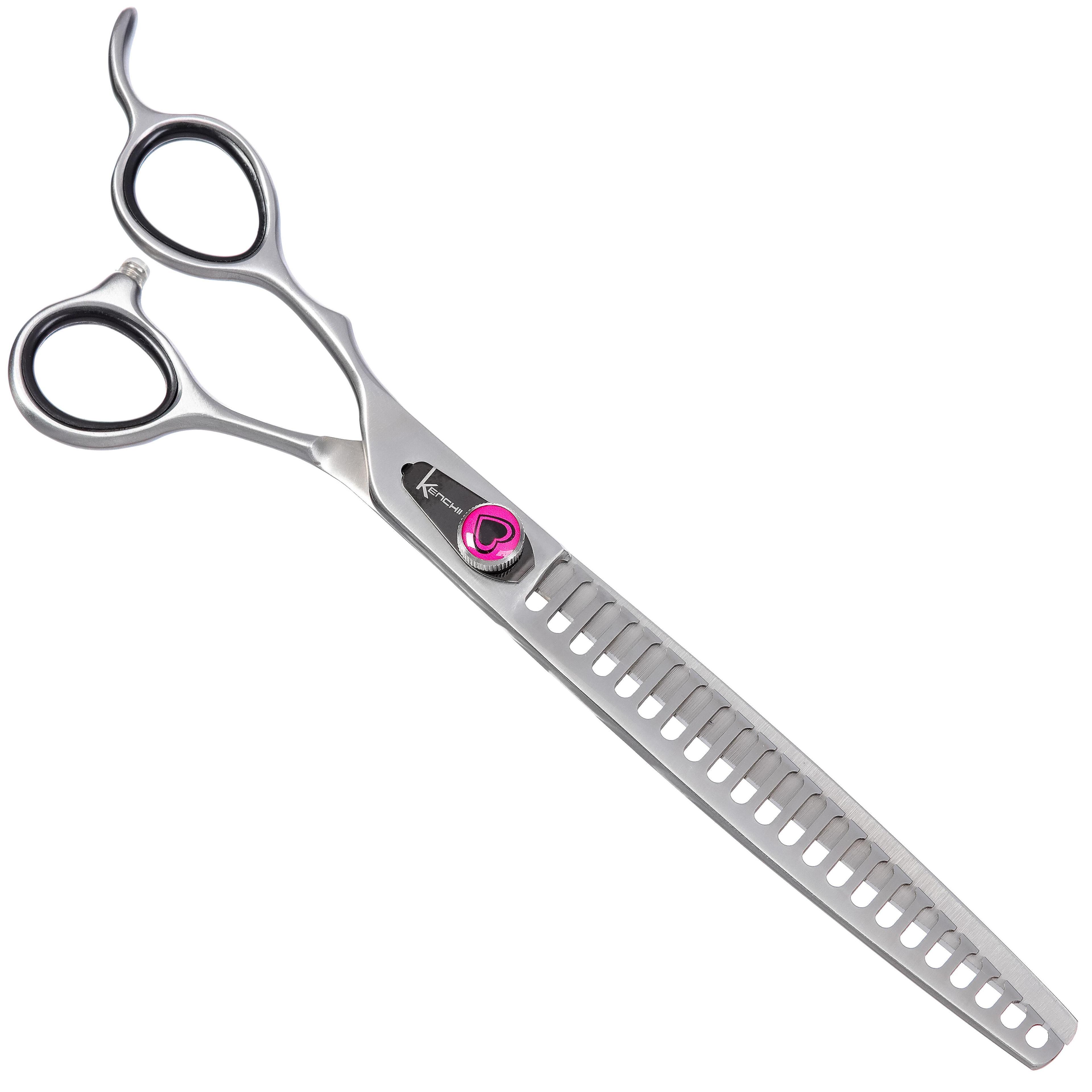 Kenchii Love Blender Dog Scissors - Perfect For Styling & Finishing Does Not Apply 17 Tooth