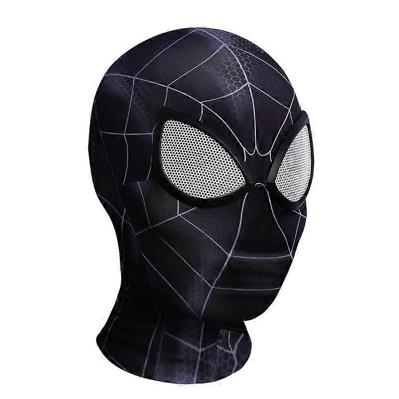 Tigernu Black MJ Spiderman Mask Headgear Cosplay Stage Props-adult