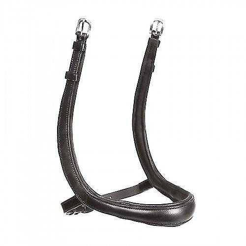 Velociti Ergonomic Leather Horse Cavesson Noseband Black Pony