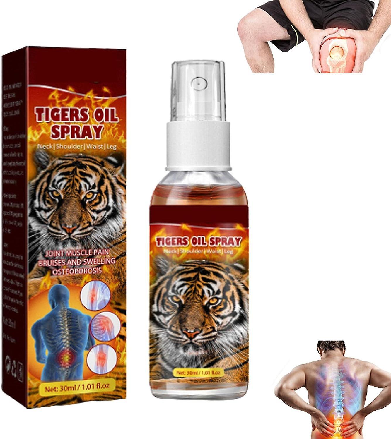 Frusde Pain Relief Spray, Joint Body Pain Relief Spray, Turmeric Massage Oils For Arthritis & Pain Relief, Tiger Oil Spray For Arthritis Rheumatic ...