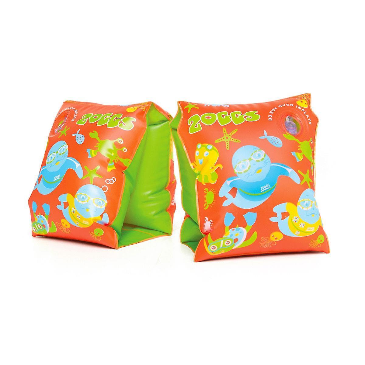 Zoggy Swim Armbands - 1-6 Years - Orange/Green