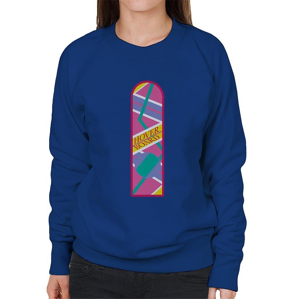 Back to the Future Hoverboard Classic Design Women's Sweatshirt Royal Blue Small