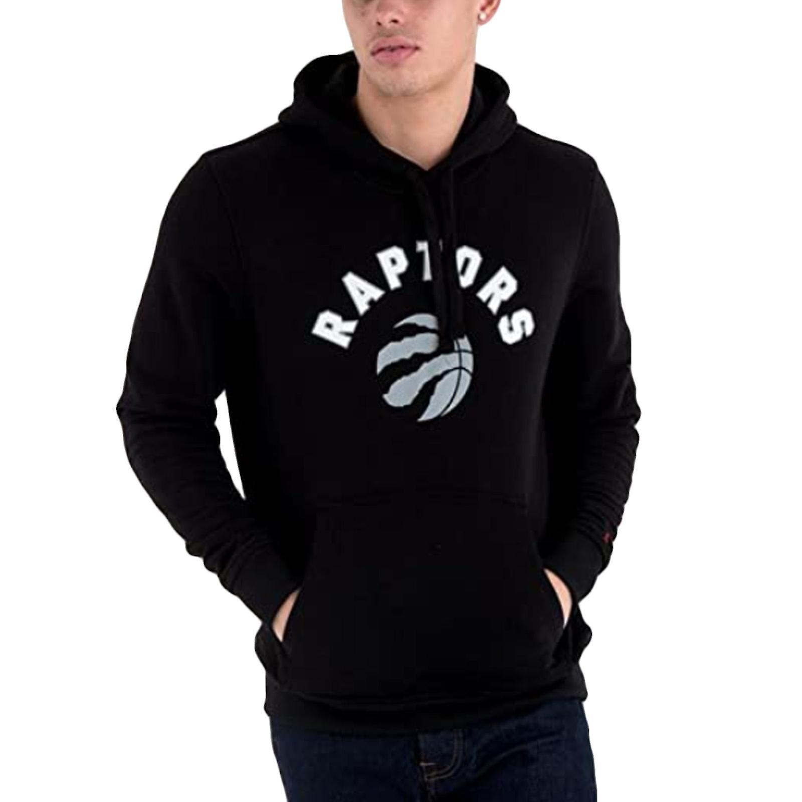 New Era Toronto Raptors NBA Team Pullover Hoody Sweatshirt Hoodie - Black XXL