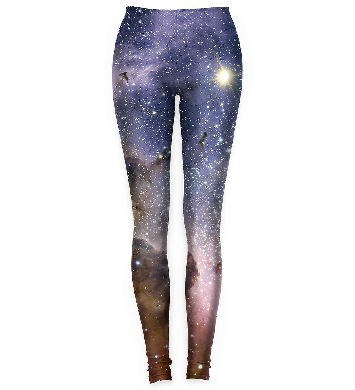 Mr Gugu & Miss Go Mr. Gugu Miss Go Violet Nebula Leggings XL