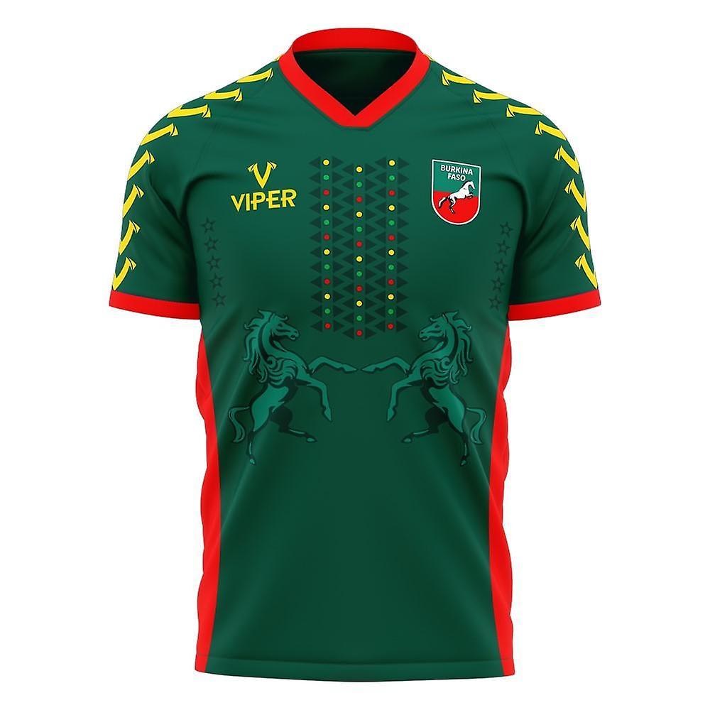 Viper Sportswear Burkina Faso 2024-2025 Home Concept Football Kit (Viper) Green M