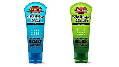 O'Keeffe's Working Hands & Healthy Feet Combination Pack Of Tubes