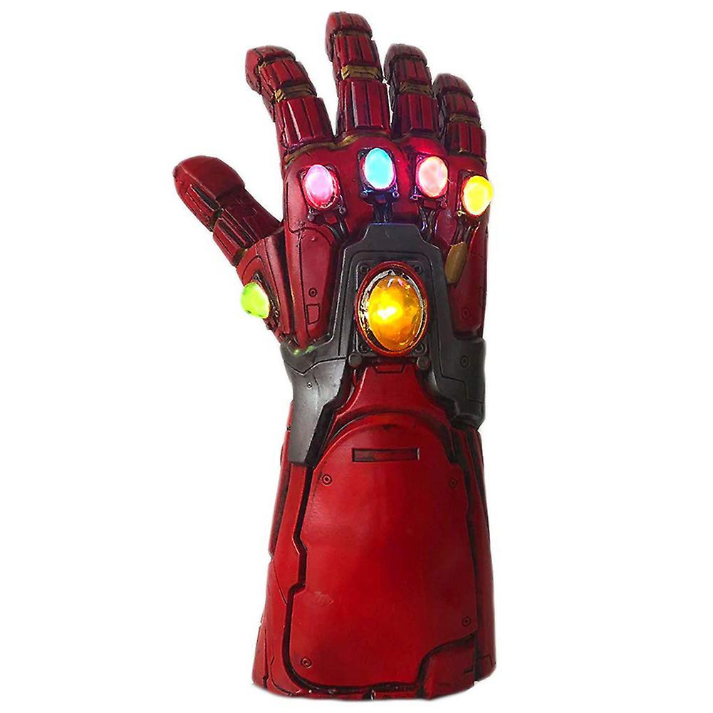 Somerway Averagers4 Lighting Iron Man Infinite Stone Gauntlet Movable Glove Cosplay Prop