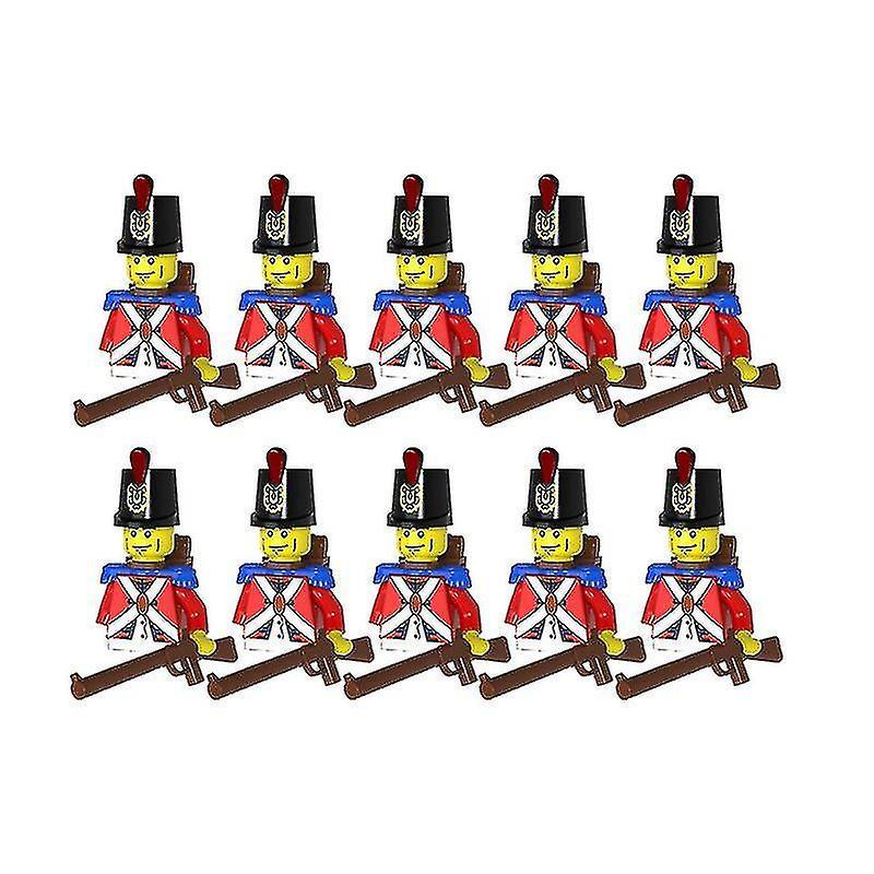 Sunset Wwii Napoleonic War Military Model Building Blocks Imperial Navy British French Knight Infantry Soldier Weapon Brick Children's Toys 10pcs38