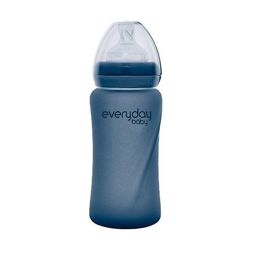 Everyday Baby Purple glass thermos bottle 240ml 1 unit