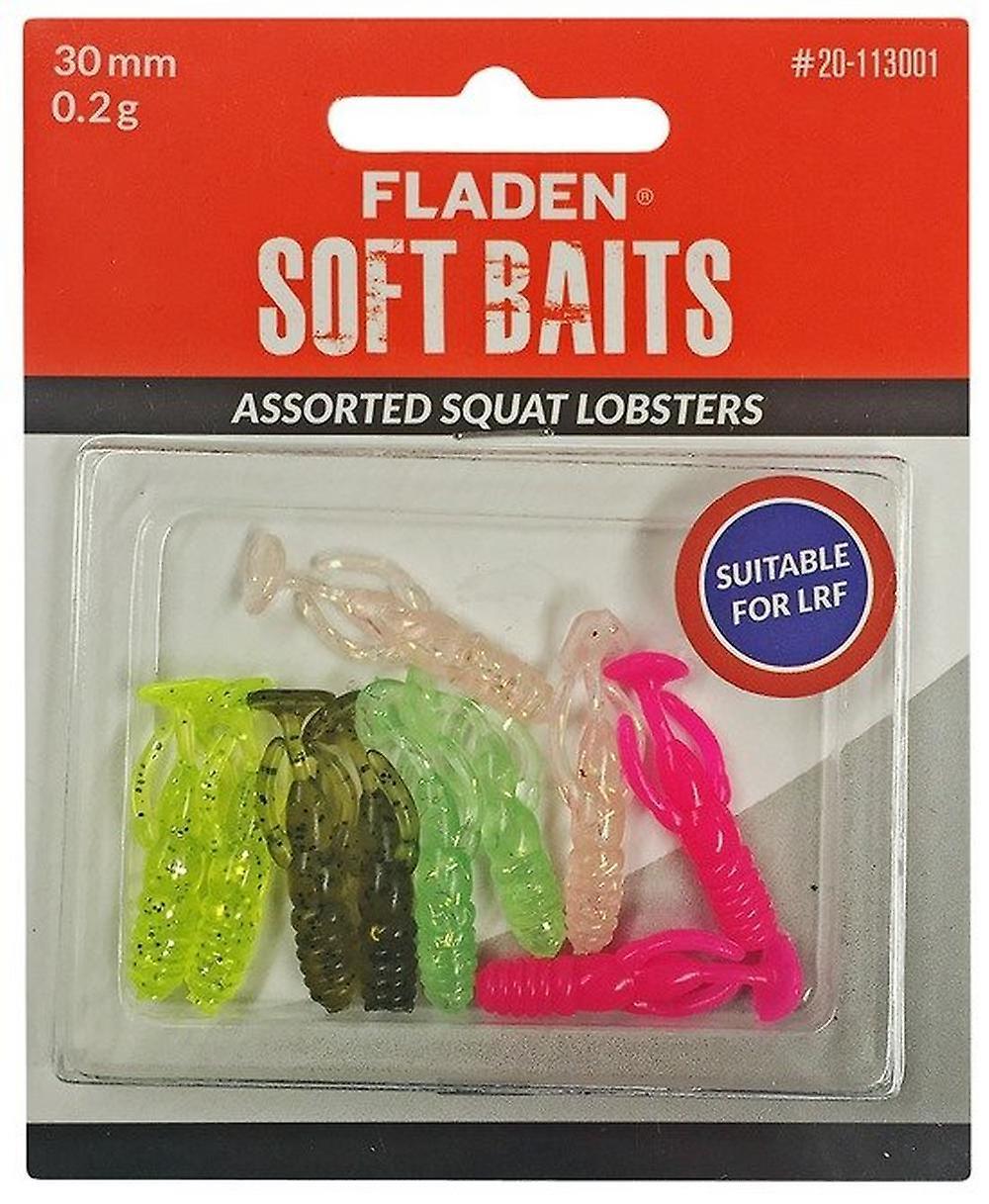 Fladen Soft Baits Assorted Squat Lobsters 3cm 0 2G 10Pk Multi One Size