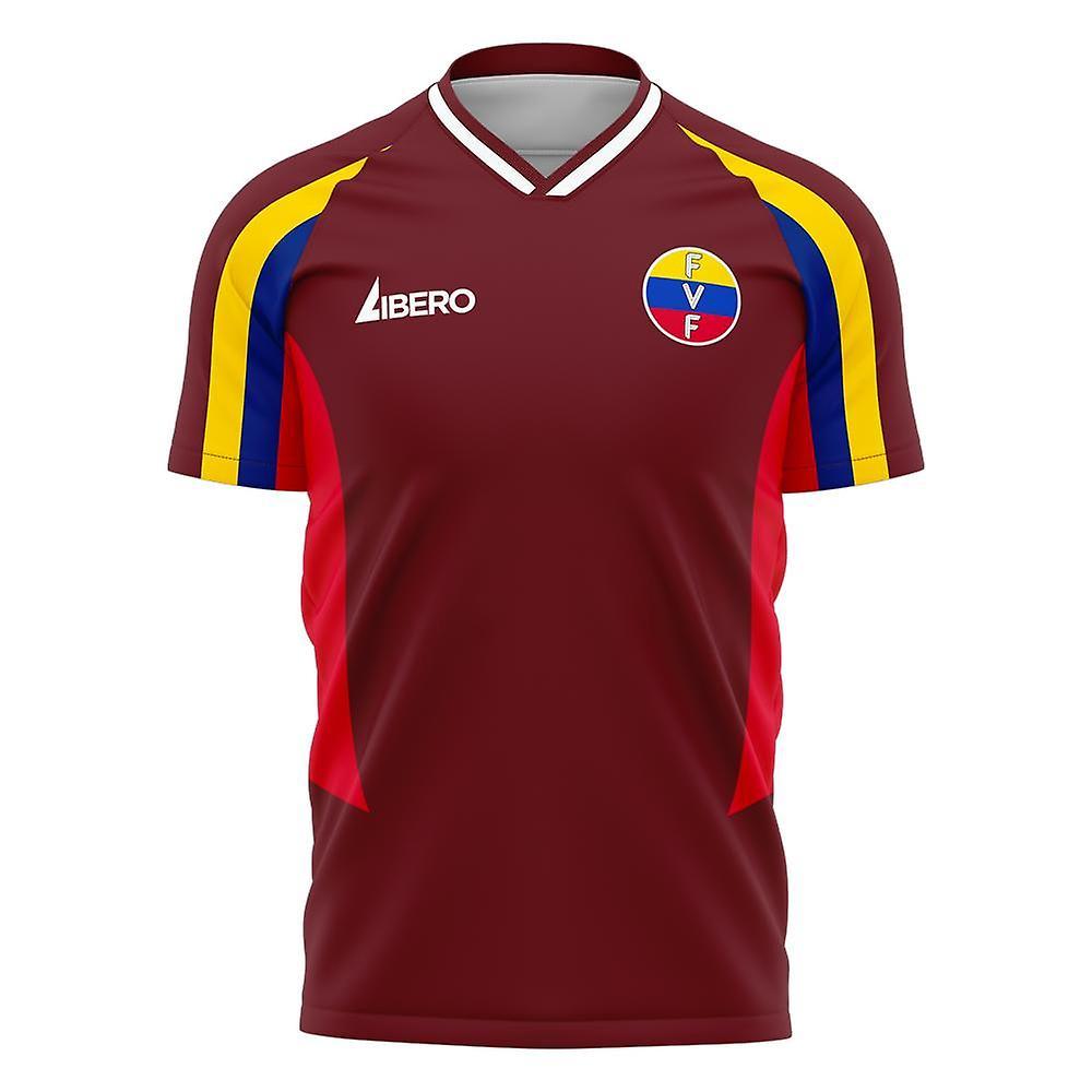 Libero Sportswear Venezuela 2024-2025 Home Concept Football Kit (Libero) Maroon S