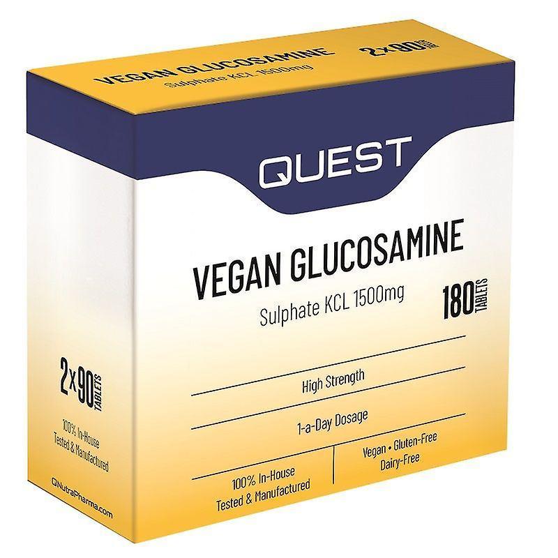 Quest Vitamins Glucosamine Sulphate 1500mg (Twin Pack 2X90) Tabs 180 (P606646)